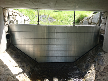 Wehr Wasserbau